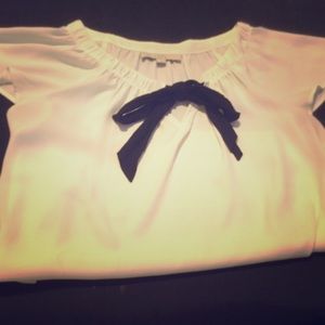 Loft Neck Tie Blouse